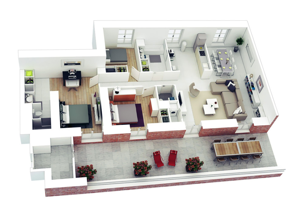 Планировка частного дома: комнат, мансарды, санузла (с фото)